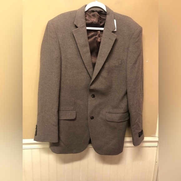 Jos. A. Bank Executive Collection Wool Silk 2 Button Jacket Size 43 LNG NWT - Picture 1 of 6